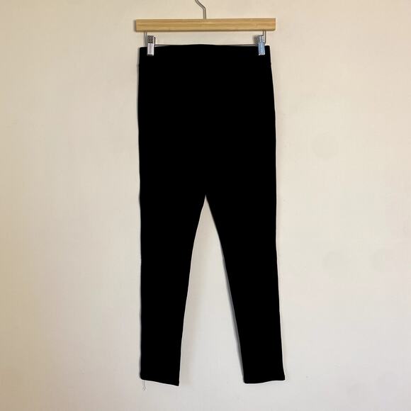 Theory Shawn C Fixture Ponte Leggings in Black - Picture 4 of 6